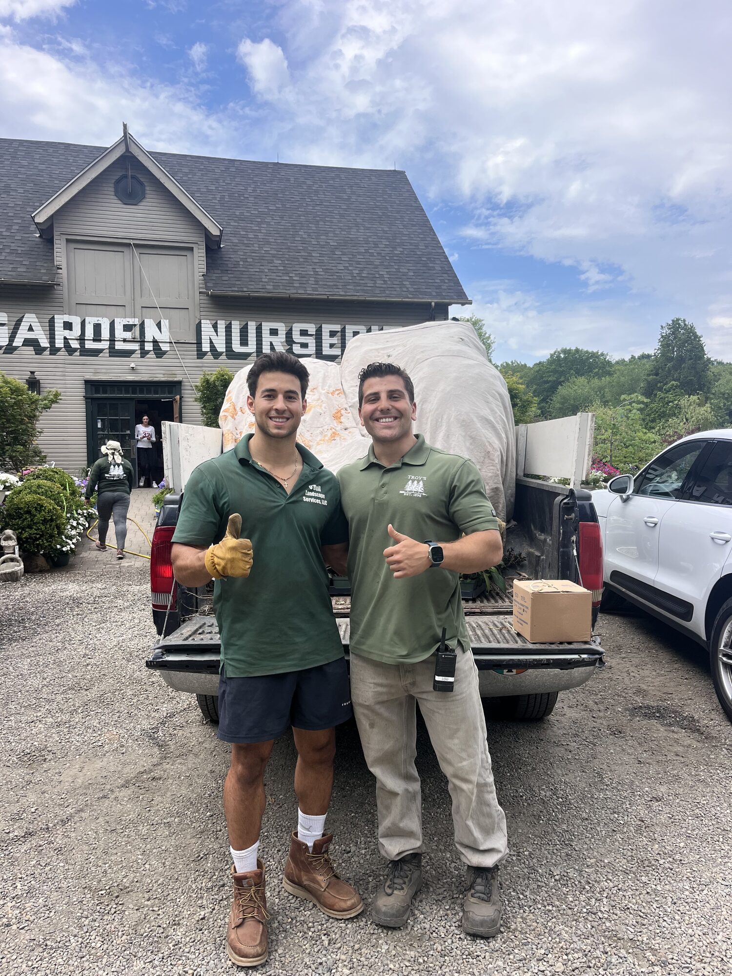 Sourcing plant material at Troy's Nursery