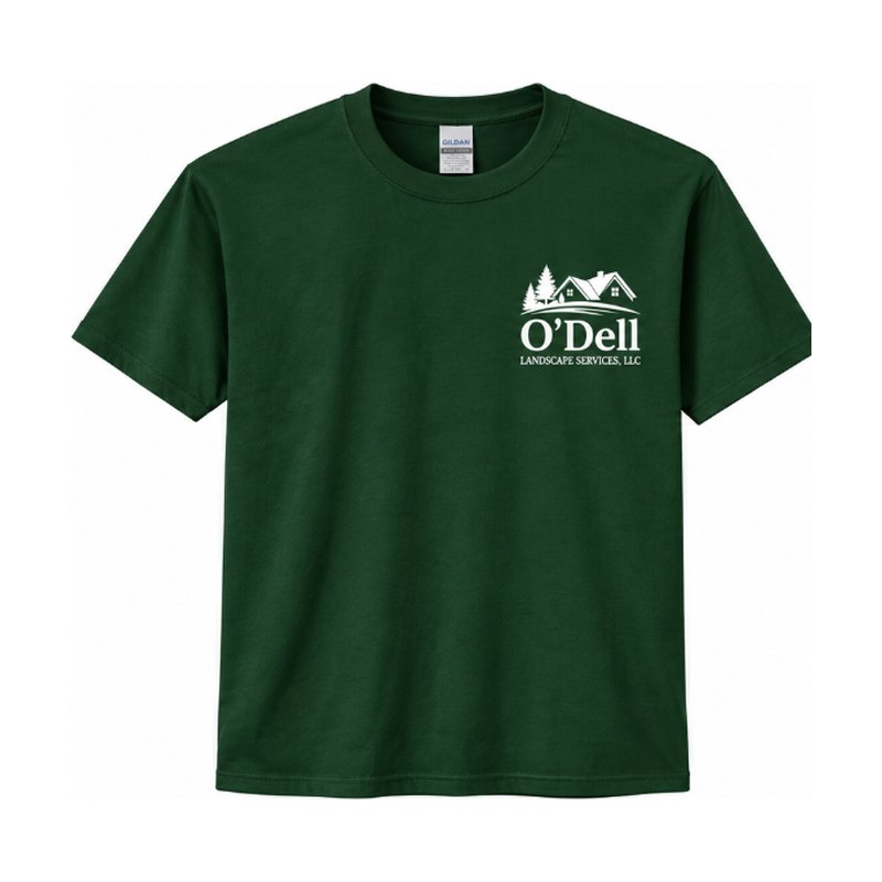 O'Dell Tee - Forest Green, front